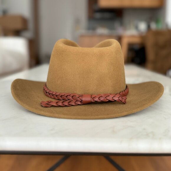 NWT! Brixton Cowboy Hat Messer Western Fedora main image 4
